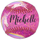 Search for glitter softballs Pink