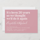 Search for funny anniversary invitations Vow renewal