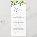 Search for greenery wedding menus Watercolor