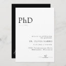 Search for phd graduation invitations Modern