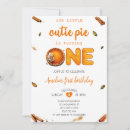 Search for cutie pie birthday invitations Gingham