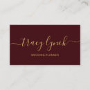 Search for burgundy business cards Elegant
