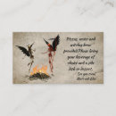 Search for angel business cards Devil