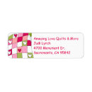 Search for quilt return address labels Colourful