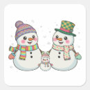 Search for cute cartoon snowman stickers Snowmen