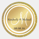 Search for bronze monogram stickers Elegant