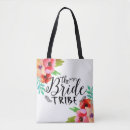 Search for bride tribe tote bags Black