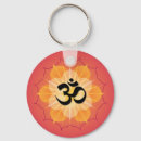 Search for om lotus key rings Spiritual