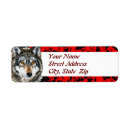 Search for gray wolf return address labels Timber
