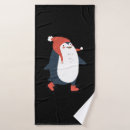 Search for penguin christmas bath towels Santa