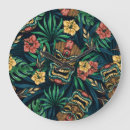 Search for tiki clocks Hawaiian