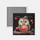 Search for funny owl magnets Cute