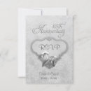 Search for anniversary rsvp cards Silver