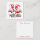 Search for pink flamingo christmas cards Green