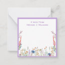 Search for wildflowers note cards Modern