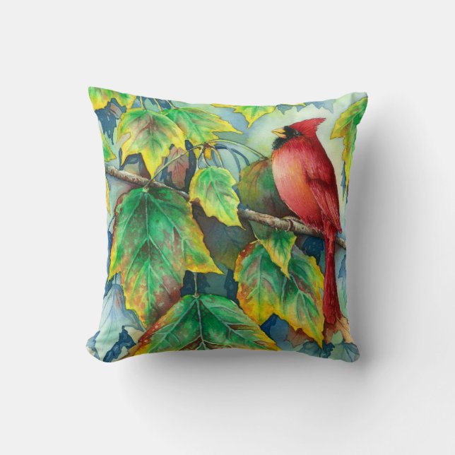 0004/0487 Cardinal Pillow (Front)