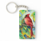 0004 Cardinal Keychain