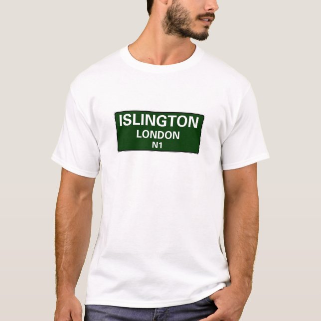 000 STREET SIGNS - LONDON - ISLINGTON  N1 T-Shirt (Front)