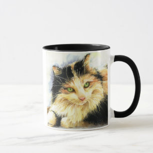 0010 Calico Cat Mug