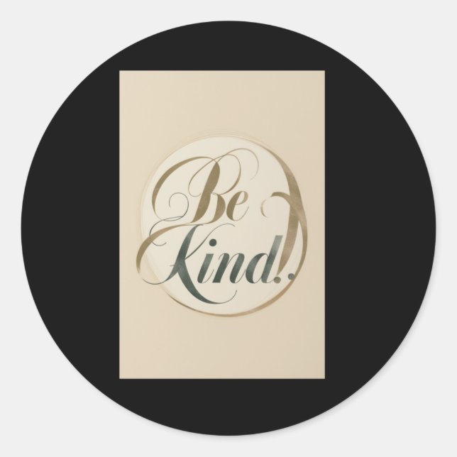 001 Be Kind Sticker  (Front)