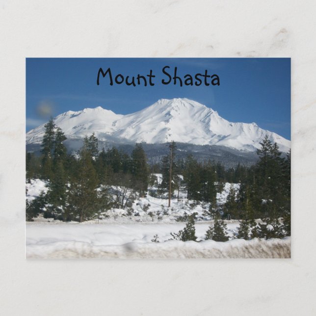 001, Mount Shasta Postcard (Front)