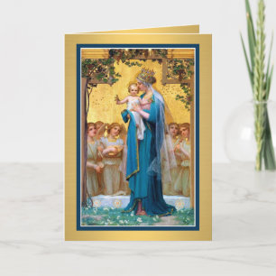 0026 Virgin Mary  Greeting Card w/poem