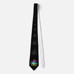 (003:10) Colourful Glowing Atoms - Black Tie
