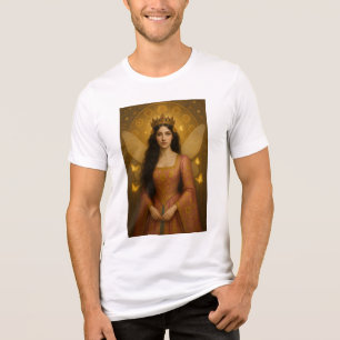 005_A fairy princess in rose pink. Tri-Blend Shirt