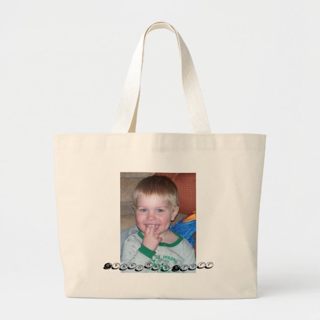 006_6, Grandma's Stuff Large Tote Bag (Front)