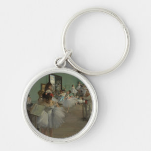 007-007 Edgar Degas "Ballet Lesson" Key Ring