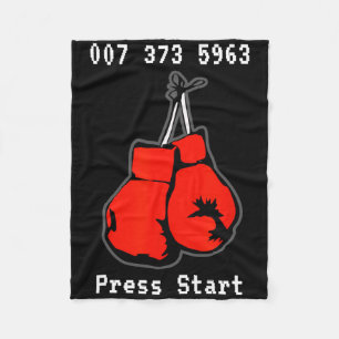 007 373 5963 The Dream Fight Video Game Code Boxin Fleece Blanket