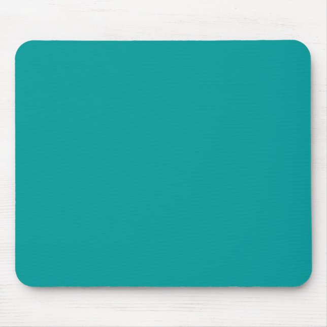 009999 Solid Colour Turquoise Background Template Mouse Mat (Front)