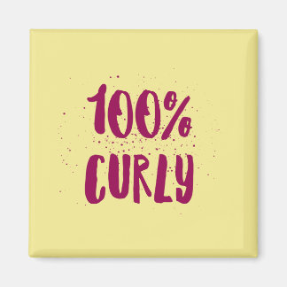 !00% Curly - for curly girls magnet