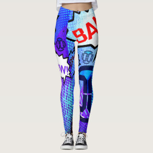 00 LvL Comic Leggings