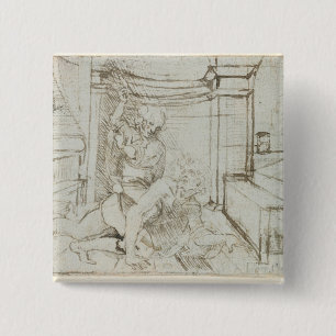 01147 Ludwig Wilhelm, Count of Baden , 1705 15 Cm Square Badge
