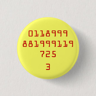 0118999881999119725, 3 CM ROUND BADGE