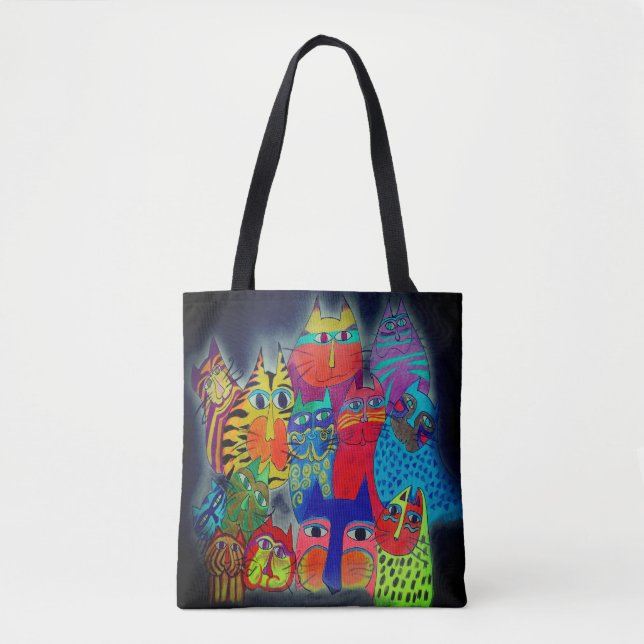 0139  Modern Cats - Tote Bag (Front)