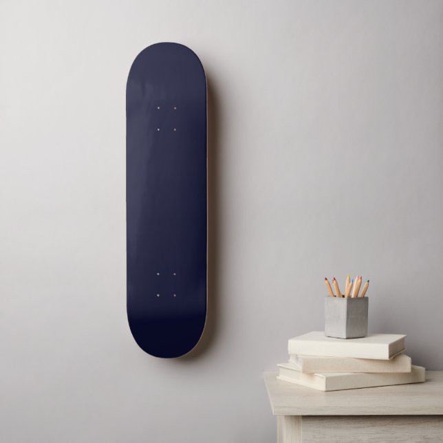 #014 Dark Navy Colour Collection Skateboard (Wall Art)