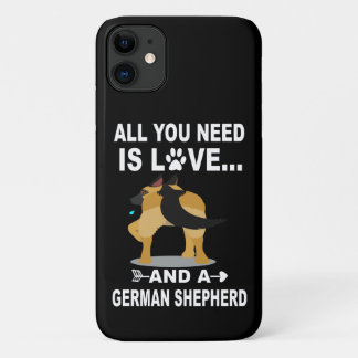 015 All You Need Is Love And A German Shepherd iPhone 11 Case
