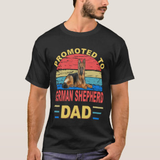 016 Promoted To German Shepherd Dad T-Shirt