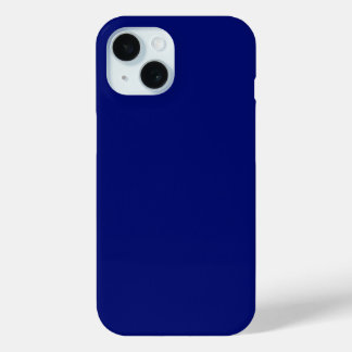 #017 Dark Royal Blue Colour Collection iPhone 15 Case