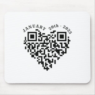 01-20-2025 Funny Trump Dance Troll Qr Scan Preside Mouse Mat