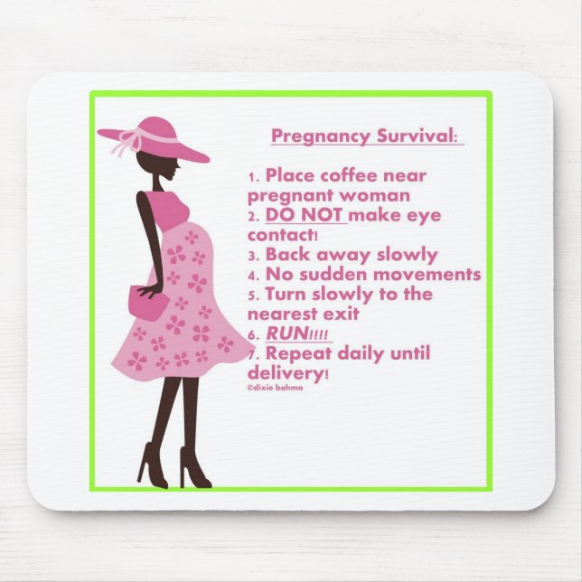 # 01 apregnancysurvivalCOFFEEZ_2-001 Mouse Mat (Front)