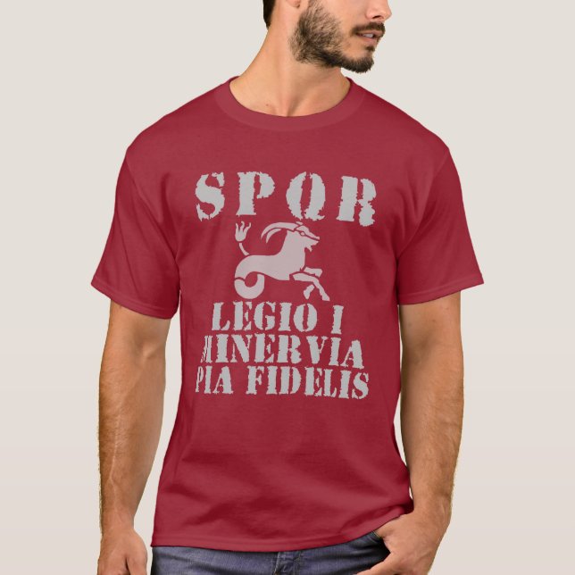 01 Domitian's 1st Minervan Legion - Capricorn T-Shirt (Front)
