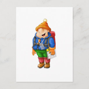 01 Hiker Postcard