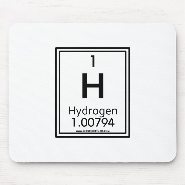 01 Hydrogen Mouse Mat (Front)