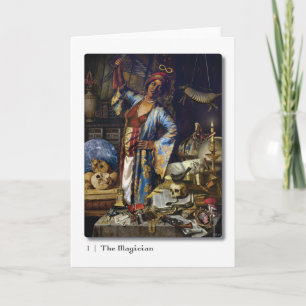 01 Magician Tarot Greeting card