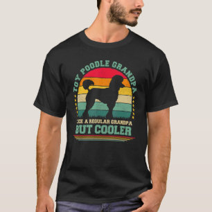 01 Mens Toy Poodle Dog Vintage Toy Poodle Grandpa T-Shirt