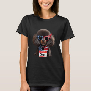01 Miniature Poodle Dog Chloe Men Women Kids Boys T-Shirt