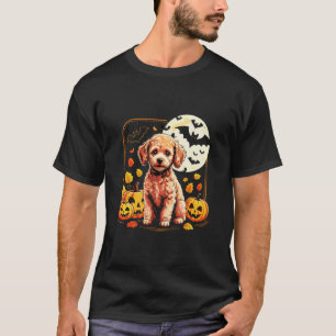 01 Toy Poodle Halloween Cute Dog Pumpkin Spooky Se T-Shirt